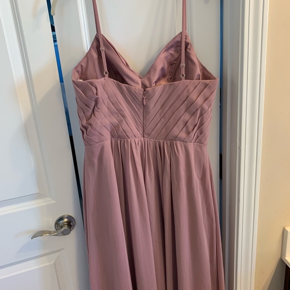 Dusty Rose Azazie Size 12 Bridesmaid Dress - Picture 3 of 7